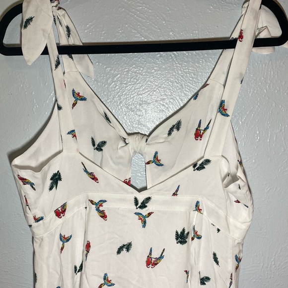 Wild Honey Cutout Front Tropical Print Midi Dress - Picture 4 of 7